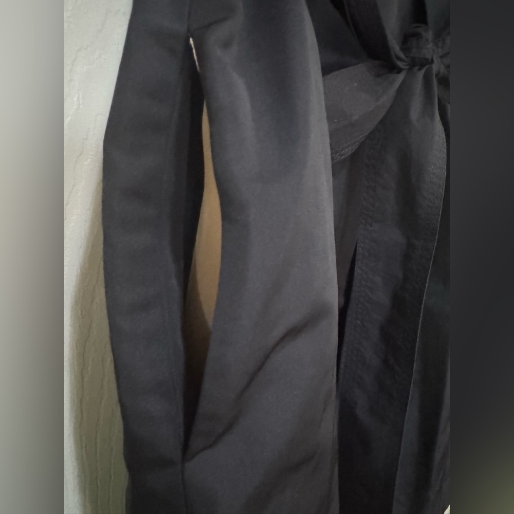 Chloé Silk Blend Dress NWOT | Tie Waist, Pockets, Minimalist Parisian Style - Picture 5 of 8
